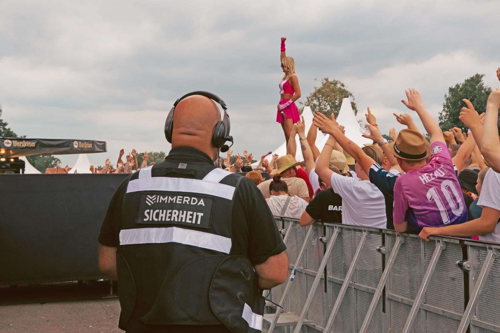 Sicherheitsdienst bei Sportevent