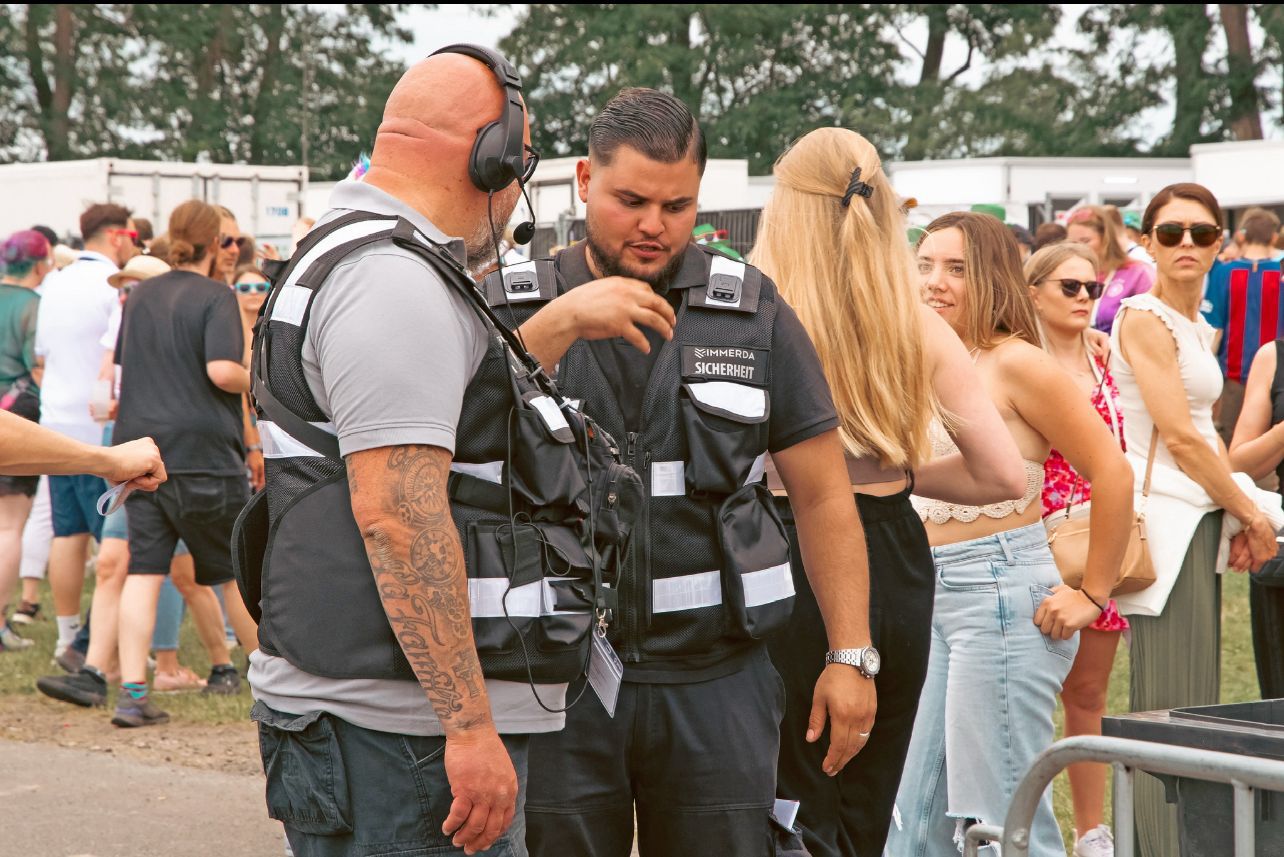 Sicherheitsdienst Konzert